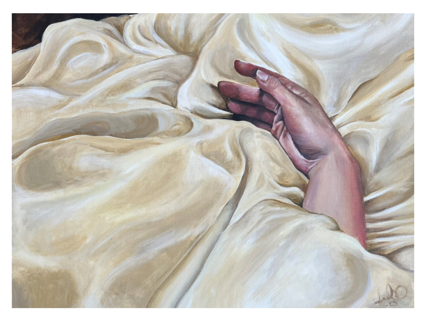 Gul morgon : Limited Edition Fine Art Print på Hahnemuhle Paper - numrerat, Signerat, 42x32 cm